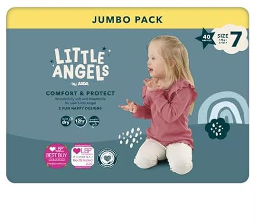 Little Angels Jumbo-Windeln, Größe 7, 40 Stück
