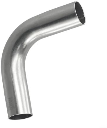 CNANRNANC 90° Edelstahl-Bogen, 90-Grad-Dornbogen Edelstahl-Kniestück, Schweißbogen Schweißfitting Auspuffbogen(25mm)
