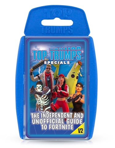 Top Trumps Kartenspiel Unabhängiger & inoffizieller Leitfaden zu Fortnite V2 – Familienspiele für Kinder und Erwachsene – Lernspiele – für 2+ Spieler – Kinderkriegsspiele – Kartenspiele für Familien