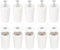 QUARKZMAN 10 Pcs Butée Volet Roulant 40mm Butée de Volet Roulant Bouchon d'Arrêt en Plastique avec Rondelles et Vis pour Volets Roulants Lames de Volets Roulants, Blanc
