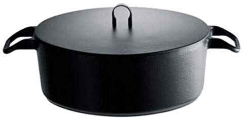 Alessi Officina 90108 La Cintura di Orione Cocotte Ovale, Rame/Ghisa