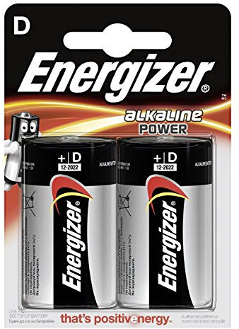 Energizer – Lote de 12 juegos de 2 pilas alcalina Power LR20 D