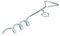 EG Homewares Large Heavy Duty 16 Metal Tent Ground Peg Marquee Anchor Camping Gazebo Storm