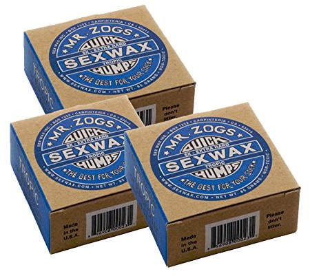 Sex Wax Quick Humps Coconut (Choose Temperature) (6X Tropical, 3 Pack)