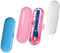 Tangger 3 Stück elektrische zahnbürste etui Reise zahnbürste etui hülle für zahnbürste reiseetui oral b zahnbürsten behälter zahnbürsten Box zahnbürstenbox Zahnbürstenkoffer(Blau, Rosa, Weiß)