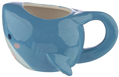 Puckator Shark Cafe Tasse – Haifischkopf, Blau, einzigartig