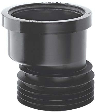 McAlpine 4/110mm Black Offset Drain Connector DC1BL-OS