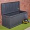 URBNLIVING 350 Litre Outdoor Storage Box Garden Patio Plastic Chest Lid Container Multibox
