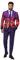 OppoSuits Herrenanzug - Summer Sunset Party Outfit - Tailliertes Outfit - Lila, Orange und Schwarz - Beinhaltet Blazer, Hose und Krawatte - Größe US 36