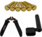 Rayzm Gitarrensaitenwickler/Gitarrensteg-Pin-Auszieher, Gitarrensaitenschneider/Gitarrenpin-Abzieher, 6 Stück Messing-Gitarrenstegstifte