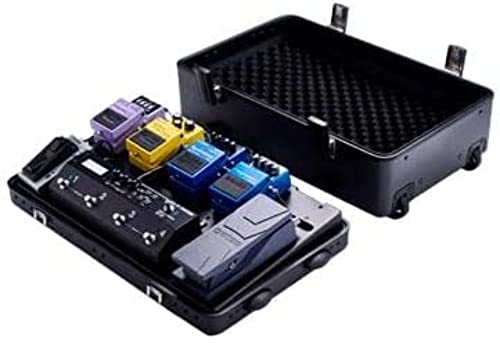 BOSS BCB-1000 robustes Gitarreneffekt-Pedalboard im Kofferdesign | Maximaler Schutz mit ausziehbarem Griff, Rollen und herausnehmbarem Pedalboard aus Aluminium