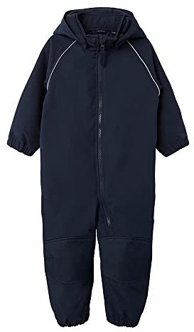 NAME IT Jungen Nmnalfa Solid Fo Noos Softshell Suit Regenanzug, Dark Sapphire, 116 EU
