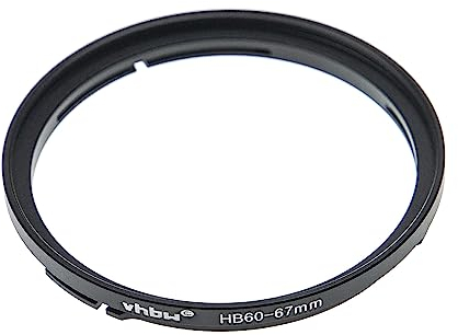 vhbw Filter-Adapterring 67mm kompatibel mit Hasselblad B60 Bajonett Kamera, Digitalkamera Objektive - matt-schwarz
