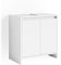 Vicco Meuble sous Vasque Simple Emma, Blanc, 58 x 60 cm