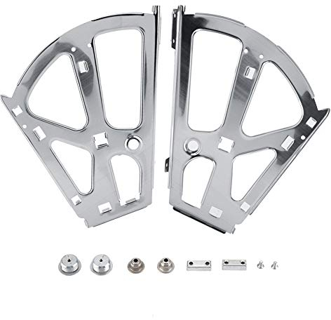 Hztyyier 2 Stück Möbelscharniere Set, Edelstahl Schuhe Schubladenschrank Scharniere Turing Rack Ersatzbeschläge(Double Layer)