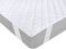 Utopia Bedding Gesteppte Matratzenauflage 150 x 200 cm, Weicher Mikrofaser-Matratzenbezug, Gesteppter Matratzenschoner Mit elastischen Bändern, 4 Eckgummis dehnbar bis zu 38 cm (Weiß)