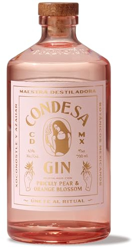 Condesa Prickly Pear and Orange Blossom Mexican Gin, 70cl 43%