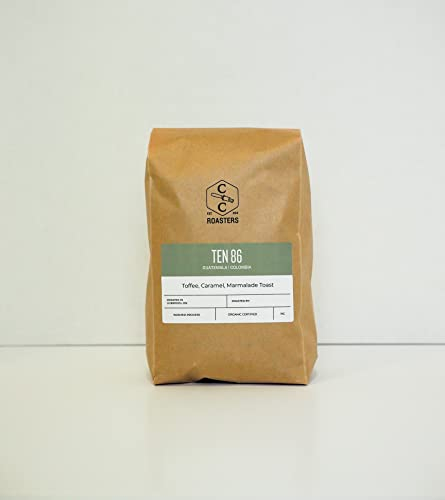 Crosby Coffee Roasters Ten86 Blend, 100% Arabica Speciality Coffee - Medium Roast, Espresso Grind, 1kg