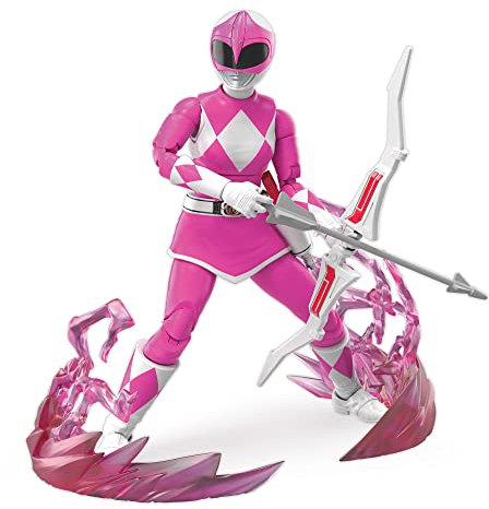 Power Rangers Lightning Collection Remastered, Figurine Mighty Morphin Ranger Rose de 15 cm