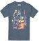 Cotton Soul Star Wars Mandalorian Grogu Collectors Card Unisex T-Shirt Heather Navy, Marineblau (Heather Navy), L
