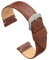 diloy Uhrenarmband aus Kalbsleder mit Buffalo-Prägung – Elegantes Leder, Edelstahlschließe – Für Klassische Uhren – Größen 10mm, 12mm, 14mm, 16mm, 18mm, 20mm, 22mm 86 Hellbraun 22mm