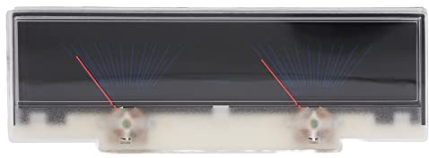 VU-Meter-Header, Level Head Sound Audio Pointer Indicator Header, Tester mit Blauer LED-Hintergrundbeleuchtung