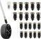 Set 10 viti con mastice gomma Kit Riparazione Pneumatici Auto Sottovuoto, Kit Gomme Riparazione per Moto Camion Bici scooter ciclomotori