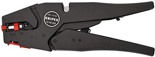 Knipex 12 40 200 Selbsteinstellende Abisolierzange, Einadrig/Mehradrig 0.03 → 10mm², 200 mm
