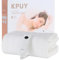KPUY Coperta Elettrica Premium Comfort - 10 Impostazioni di Calore - Display LED - Riscaldamento Veloce - Protezione da Surriscaldamento - Lavabile in Lavatrice - Cinghie di Fissaggio Facili,150x80cm