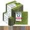 Floordirekt Piastrelle per prato Erba sintetica giardino 30x30 cm, 2m² 22 pezzi, per terrazze e balconi - Rivestimento per pavimenti - Resistente alle intemperie con funzione di drenaggio | Grass