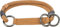 TRIXIE Zug-Stopp Hundehalsband BE NORDIC aus Leder M braun – bequemes Hundehalsband für mittelgroße Hunde mit Zugbegrenzung - robust & elegant – 17131