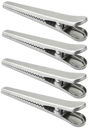 Zerodeko 12pcs Sealing Clamp Snack Bag Sealer Food Bag Clamp Sealing Clips for Office Use