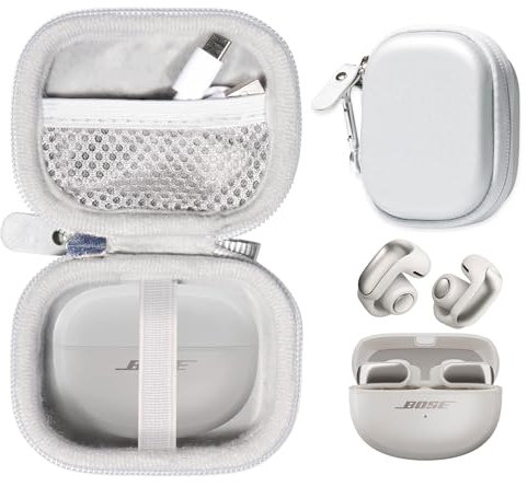 CaseSack Schutzhülle für Bose Ultra Open Ohrhörer mit OpenAudio-Technologie (weiß)