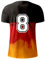 Deutschland Tshirt Herren EM WM 2024 Fussball Trikot Retro Männer Germany Fanshirt Fanartikel Fußball Trikot Normaler Passform Rundhalsausschnitt Sweatshirt