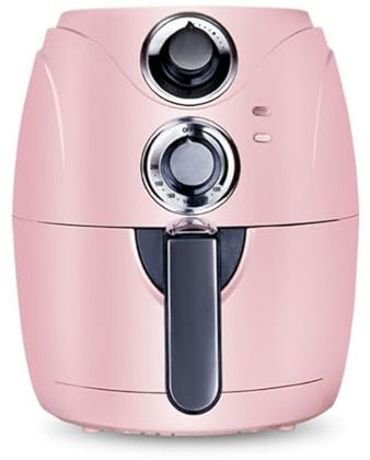 MZGDONGF Friggitrice ad Aria Piccola da 2,5 Litri, salvaspazio e silenziosa, cestello Antiaderente e Lavabile in lavastoviglie, friggitrice elettrica da 1200 W (Colore: Rosa) Safehappy