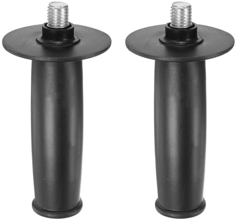 sourcing map 2pcs Rotary Tool Side Handle 14mm Thread 141mm Length Plastic Rotary Tool Handle Replacement Auxiliary Sander Handle Tool