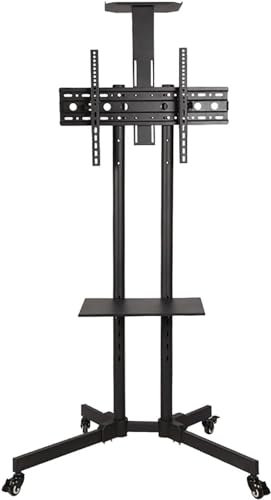 Soporte de TV móvil de suelo a techo con carrito universal para monitor