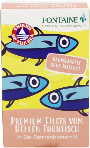 Premium Filets Thunfisch in Bio-Sonnenblumenöl 18 x 120 g