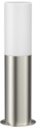 ledscom.de Borne d'éclairage GROPO pour l'extérieur, IP44, 41 cm, inox, 1x E27 max. 40W
