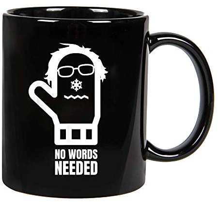Keramiktassen Bernie Sanders Haare Und Brille Bernie Und Bernie Sanders Fäustlinge Handschuhe Kaffebecher Dekorativer Kaffeebecher Mehrweg Becher Für Büro Party 330Ml