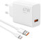 67W USB Ladegerät Netzteil für Xiaomi Redmi Note 13 Pro/12 Pro/11 Pro, Poco X6 Pro/X3/X5, Pad 6 Pro, 33W Turbo Fast Charger für Handy und Tablet 1.5M USB-C Ladekabel 6A Schnellladung