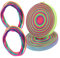 4 Stück Elastisches Springgummiband Heimfitnessgeräte Fitness-Zubehör Springseile Springseilmatte Maschine Trainingssegel gummiseil springen Seil Seilspringen Baumwollseil ibasenice