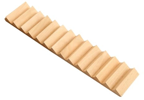 VICASKY Madera mini escalera Escala 112 Sin Pintar Escaleras Rectas Para Casa de Muñecas Modelo de Decoración