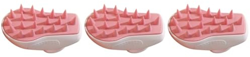 TOVINANNA 3stücke Mild Wash Bürste Ergonomische Silikon-kopfhautmassagebürste Durchblutung Und Sanften Haarwäsche Für Tägliche Anwendung Im Bad Für Empfindliche Kopfhaut