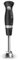 Tefal Soleil Hand Blender, Black Collection, 2 Speeds, Pulse, 2 stainless Steel Blades, Powerful 450W, Anti-splash Foot, Dishwasher Safe Parts, HB4718G0