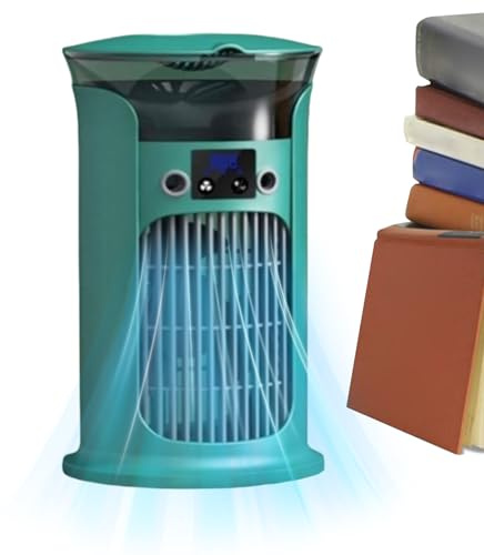 Air Freshener Fan with Light, with LED and 3 Speeds for Bedroom Dorm Outdoor Living Room Camping Study