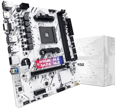 Scheda madre B450 AM4, doppia memoria DDR4, M.2 NVME, supporta CPU Ryzen 5500/5600/5600G
