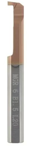 Drehbank Zubehör Mini-Bohrer, Mikro-Metallfräser, Innenloch-Nutfräser, Metall-Wolframkarbid-Legierungsblatt, Mini-Drehmaschinenzubehör, Werkzeuge(8 B1.5 L22)