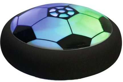moses. Air Power Fußball – Hover-Bodengleiter mit LED-Farbwechsel, schwebender Indoor-Fußball für Bewegungsspiele