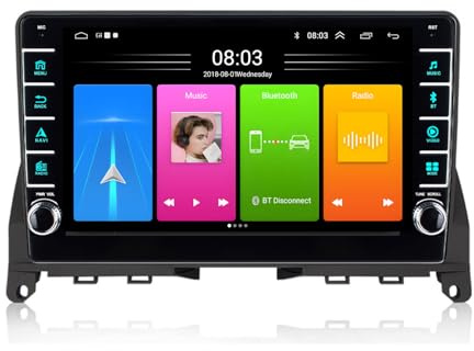 8'' AHD GPS Navi Canbus RDS/FM DIN DSP DVR SWC Audio Radio Player Stereo WiFi CarPlay IOS Android Kompatibel mit Mercedes-Benz T-Model W204 S204 C63AMG C180CGI C200 C220 C230 C250 C280 C300 C320 C350